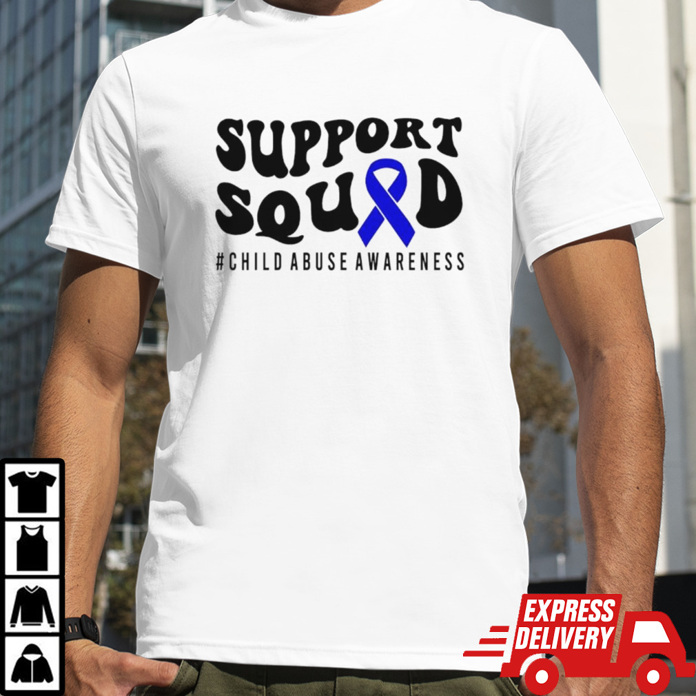 Support squad child abuse awareness shirt