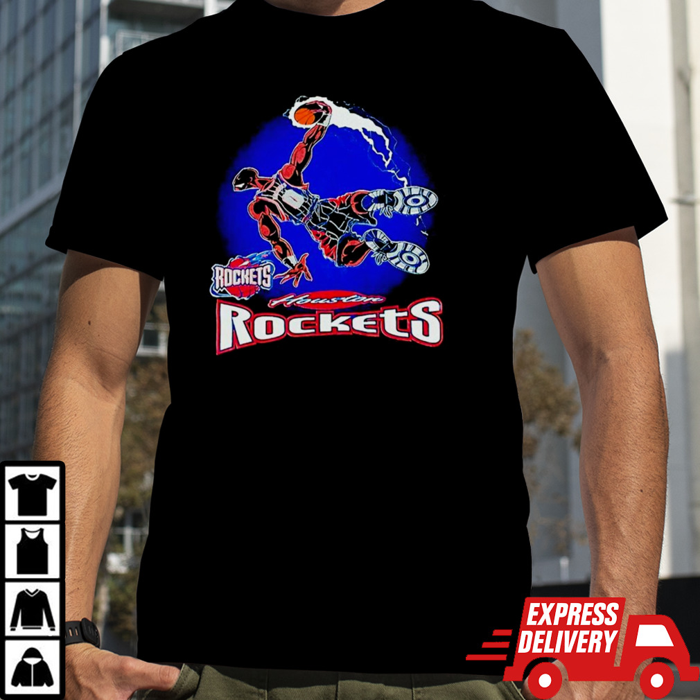 Vintage Houston Rockets cartoon shirt