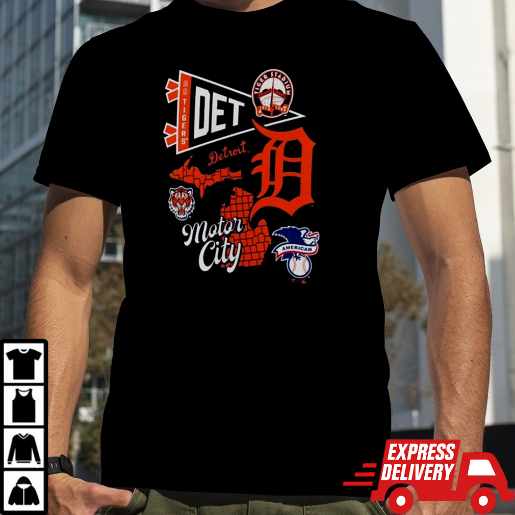 Detroit Tigers Split Zone Motor City 2024 Shirt