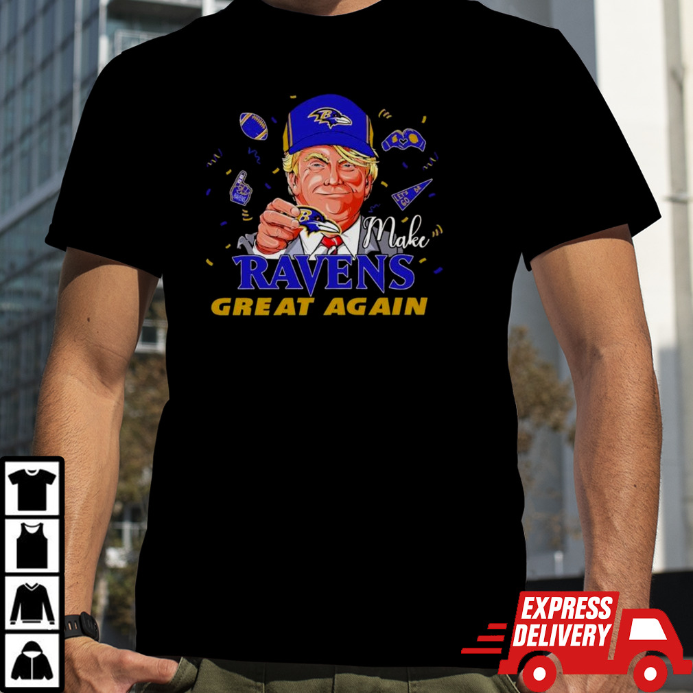 Donald Trump make Baltimore Ravens great again shirt