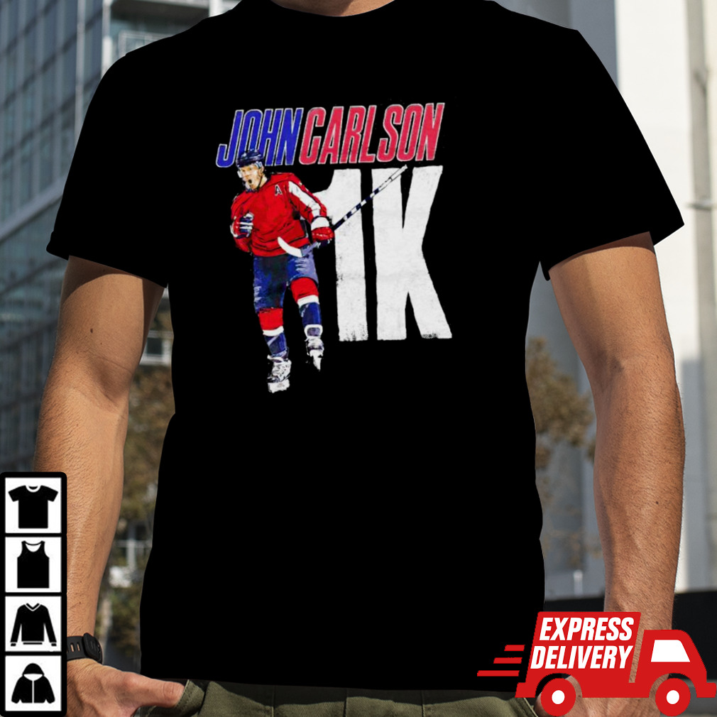 John Carlson Washington Capitals 1000 Games Shirt