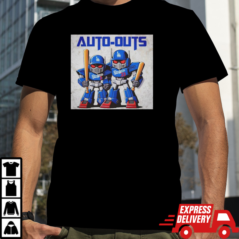 Los Angeles Dodgers baseball auto outs shirt