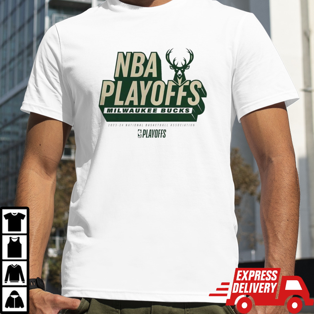 Milwaukee Bucks 2024 National Basketball Association Playoff shirt