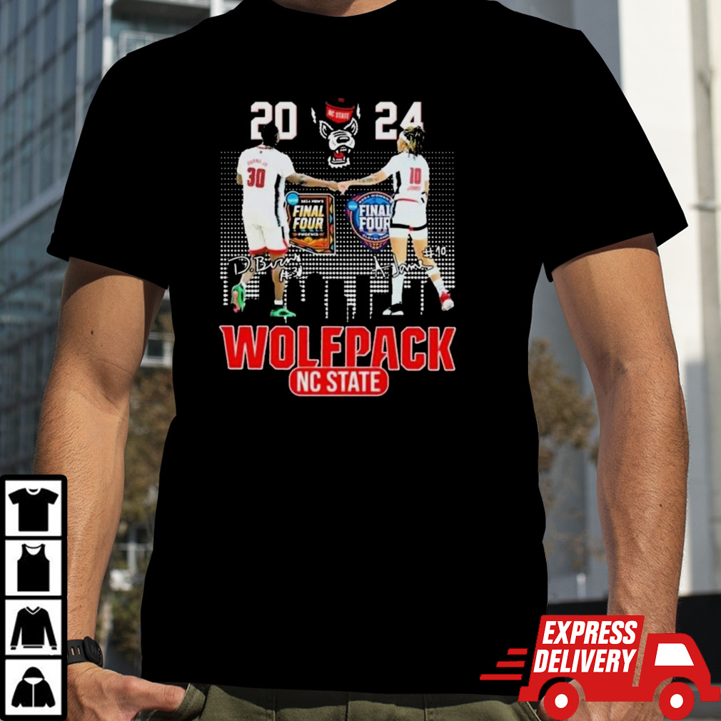 Nc State Wolfpack Dj Burns, Jr And Aziaha James 2024 Shirt