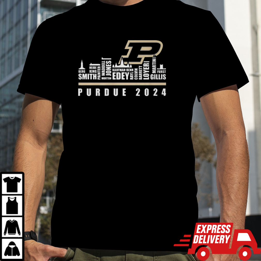 Purdue Boilermakers Basketball Roster 2024 T-shirt