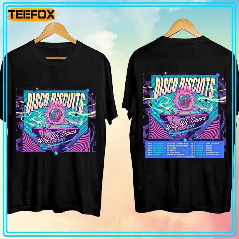 The Disco Biscuits Tour 2024 Concert T-Shirt