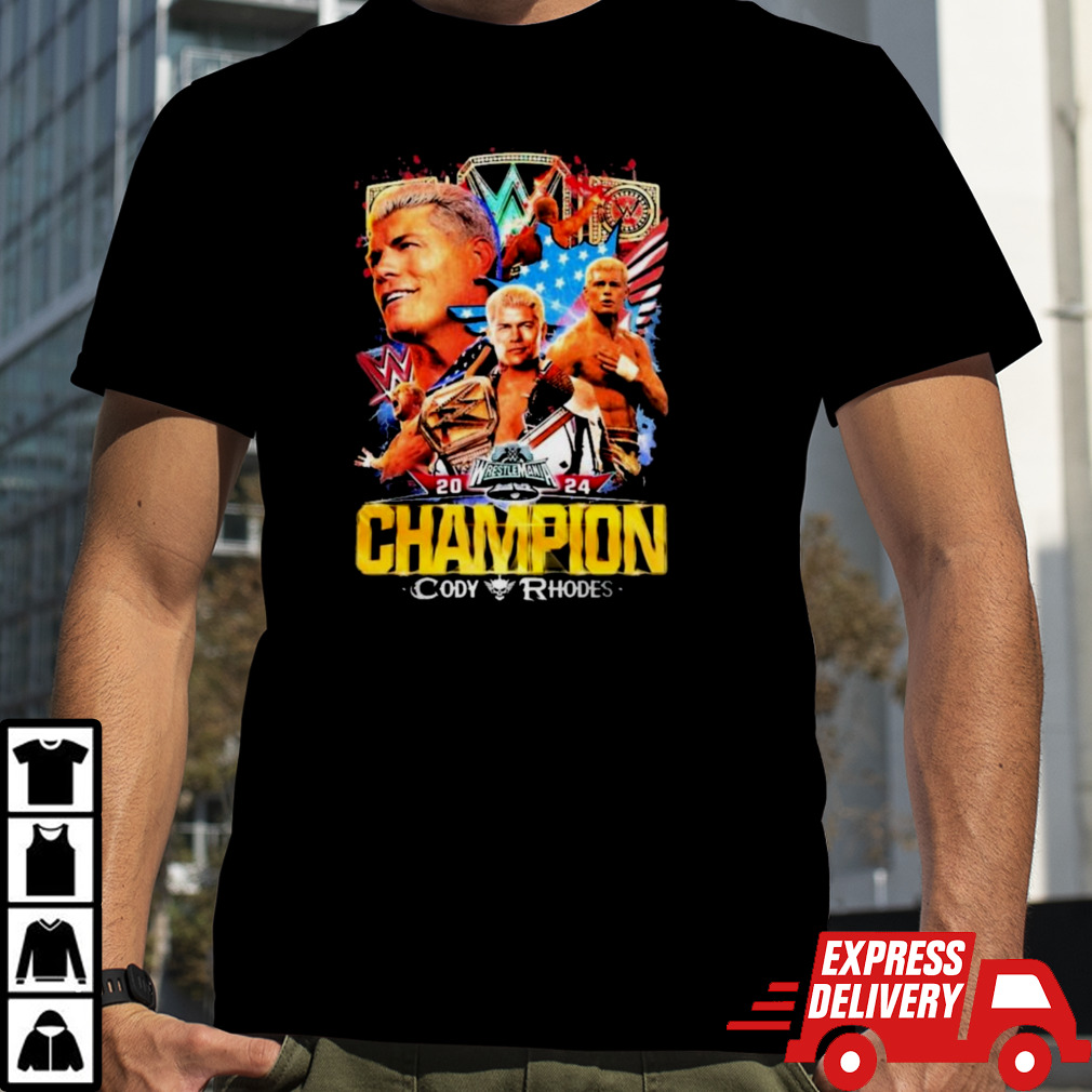 2024 Cody Rhodes Crowned Champion At Wrestlemania 40 Shirt