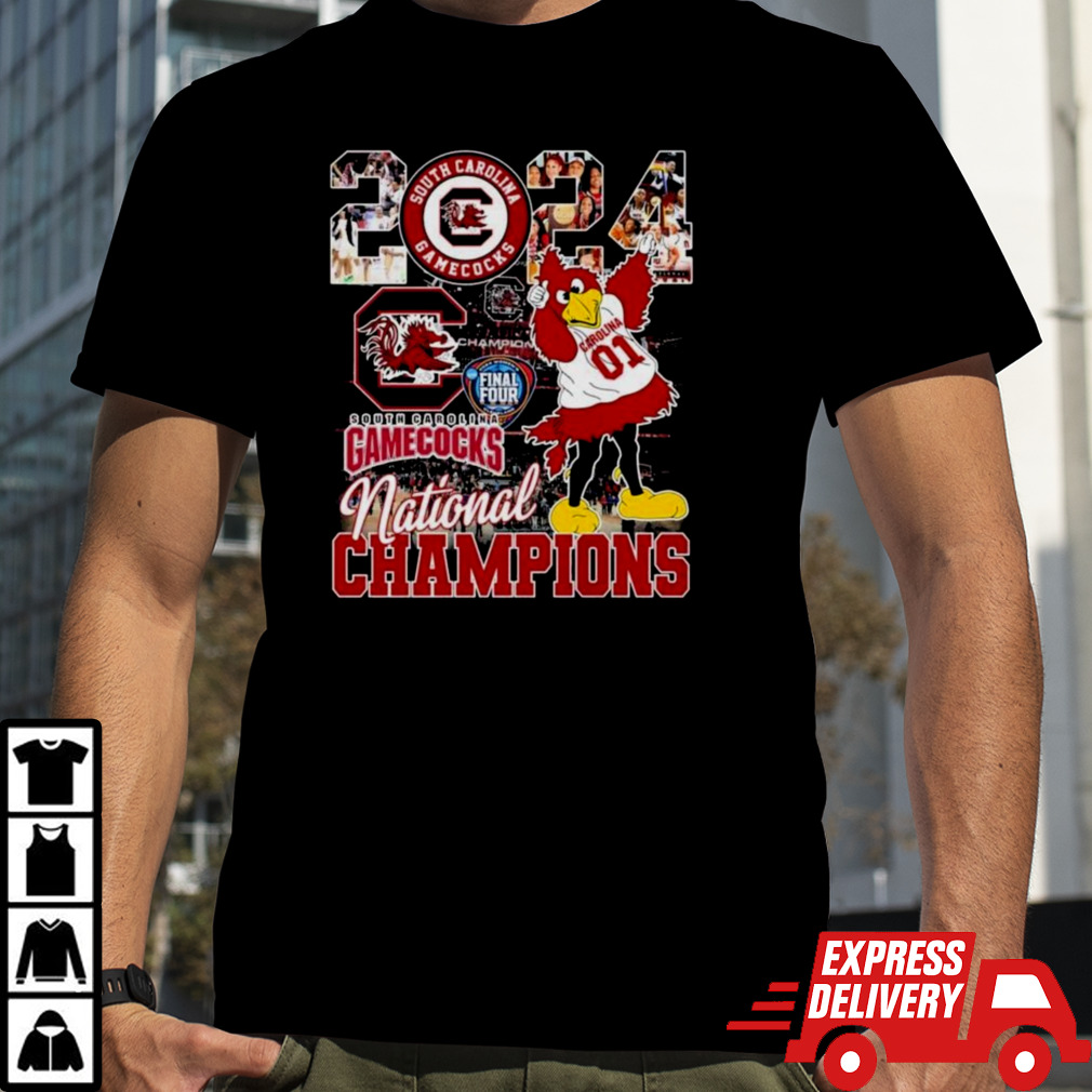 2024 South Carolina Gamecocks Mascot National Champions Shirt