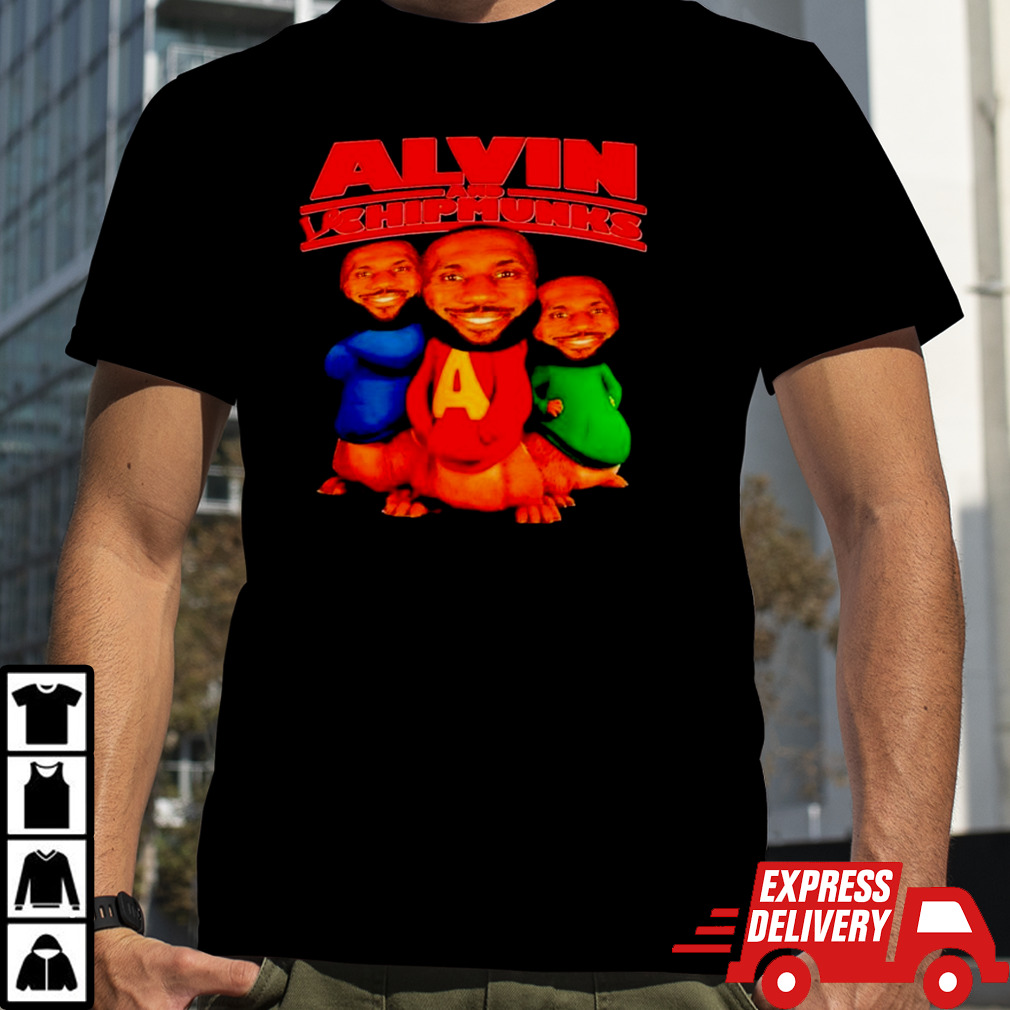 Alvin and LeChipmunks LeBron James funny shirt