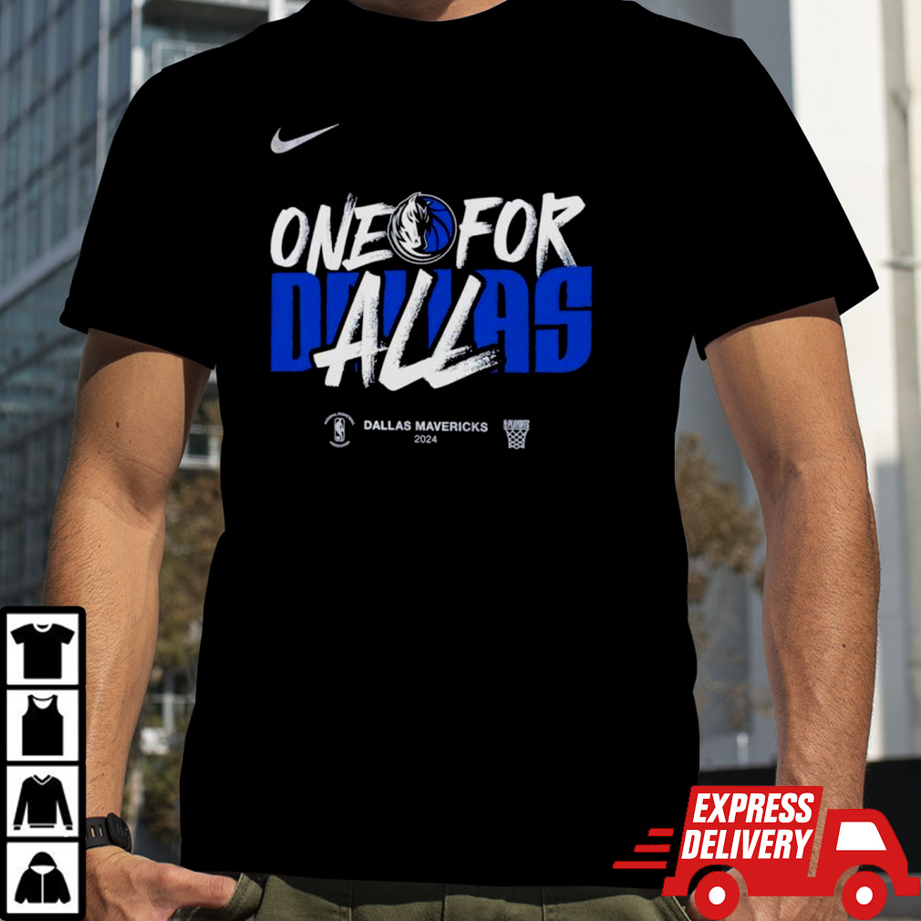 Dallas Mavericks 2024 NBA Playoffs one for all shirt