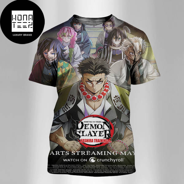 Demon Slayer Kimetsu no Yaiba Hashira Training Arc Premiering May 12 2024 Fan Gifts All Over Print Shirt