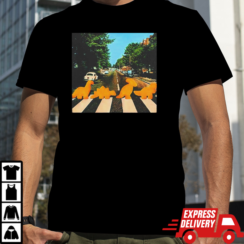 Dino Nugget Abbey Road shirt