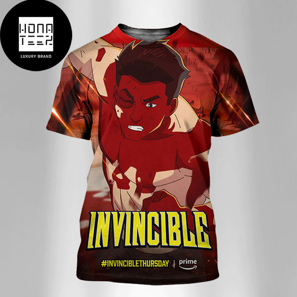 Invincible Season 2 Finale With A Bloody Fan Gifts All Over Print Shirt