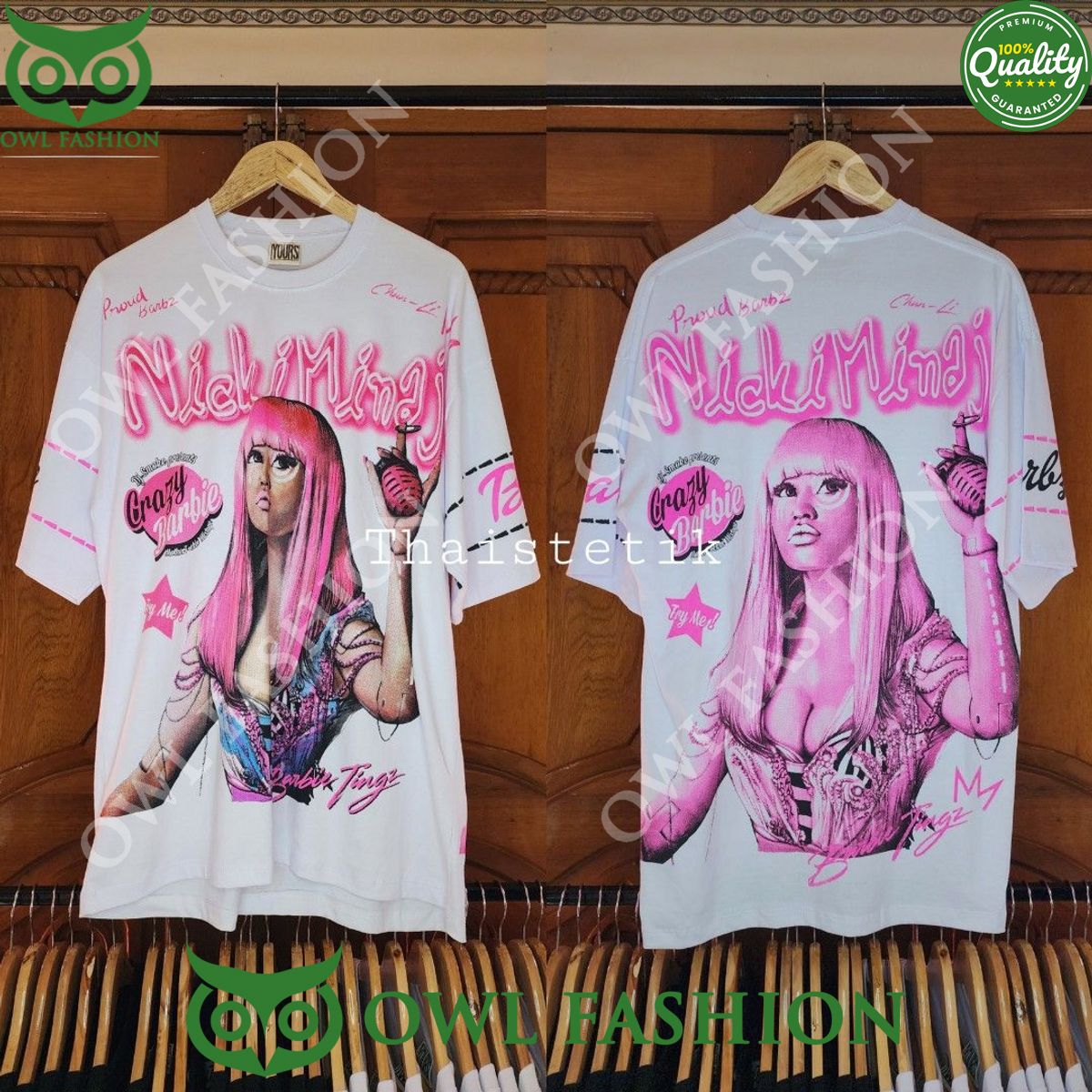 Nicki Minaj Grazy Barbie Pink Proud Barbz t shirt