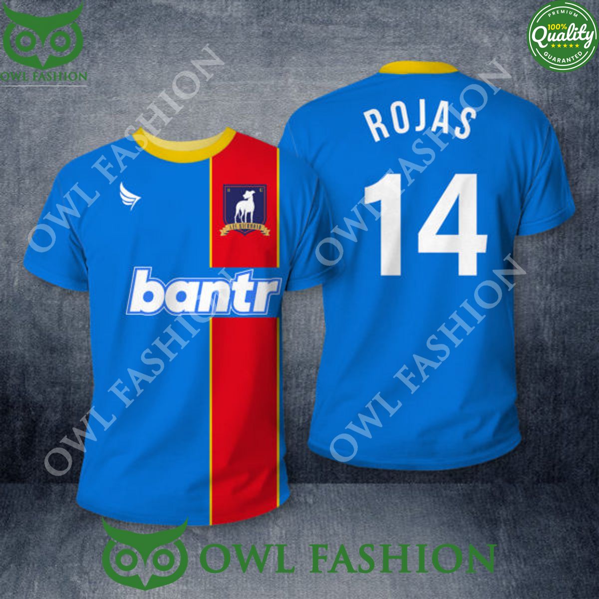 ROJAS 14 AFC RICHMOND bantr Jersey t Shirt Custom Name and number