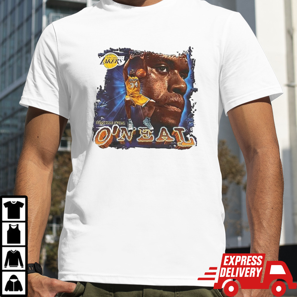 Shaquille O’neal Los Angeles Lakers vintage shirt