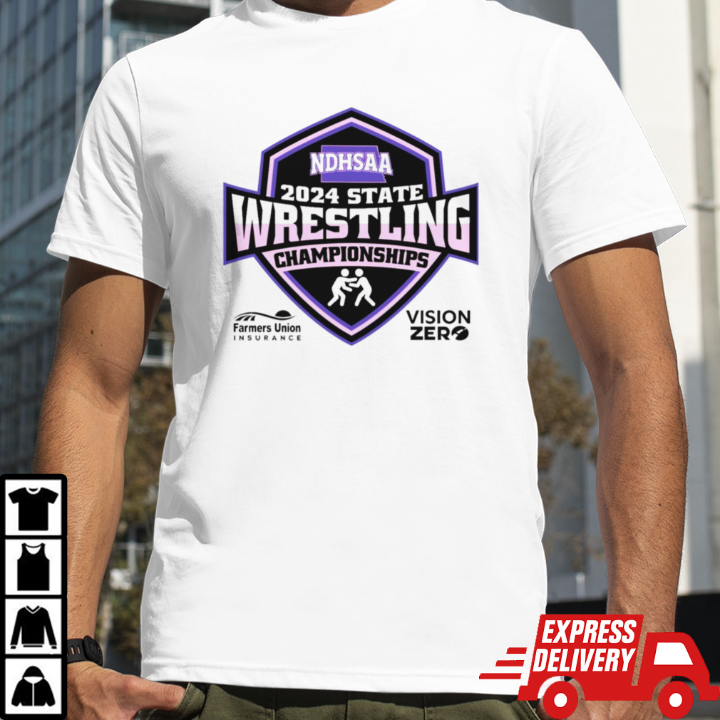 2024 NDHSAA State Wrestling Championships girls shirt