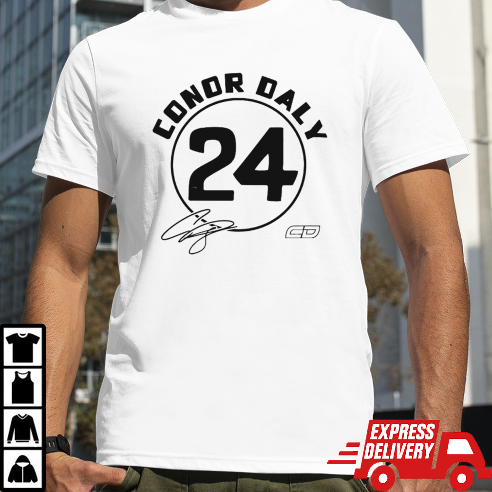 Conor Daly 24 signature shirt