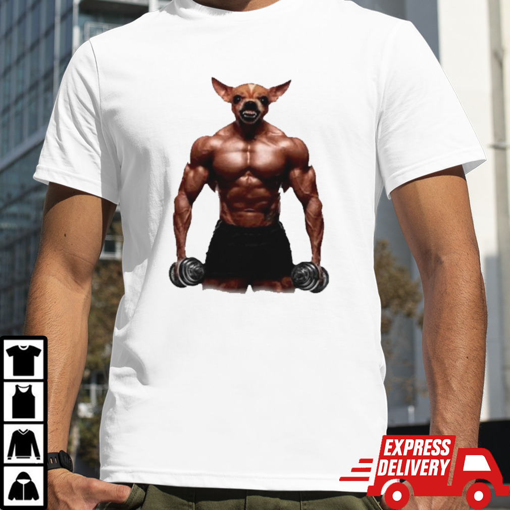 Freaky flex Chihuahua muscle shirt