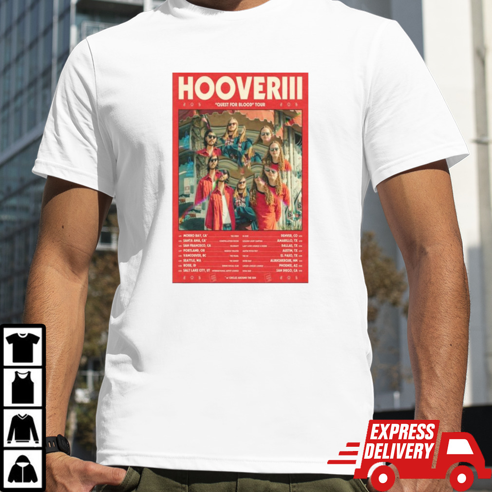 Hooveriii Quest For Blood 2024 Tour T-shirt