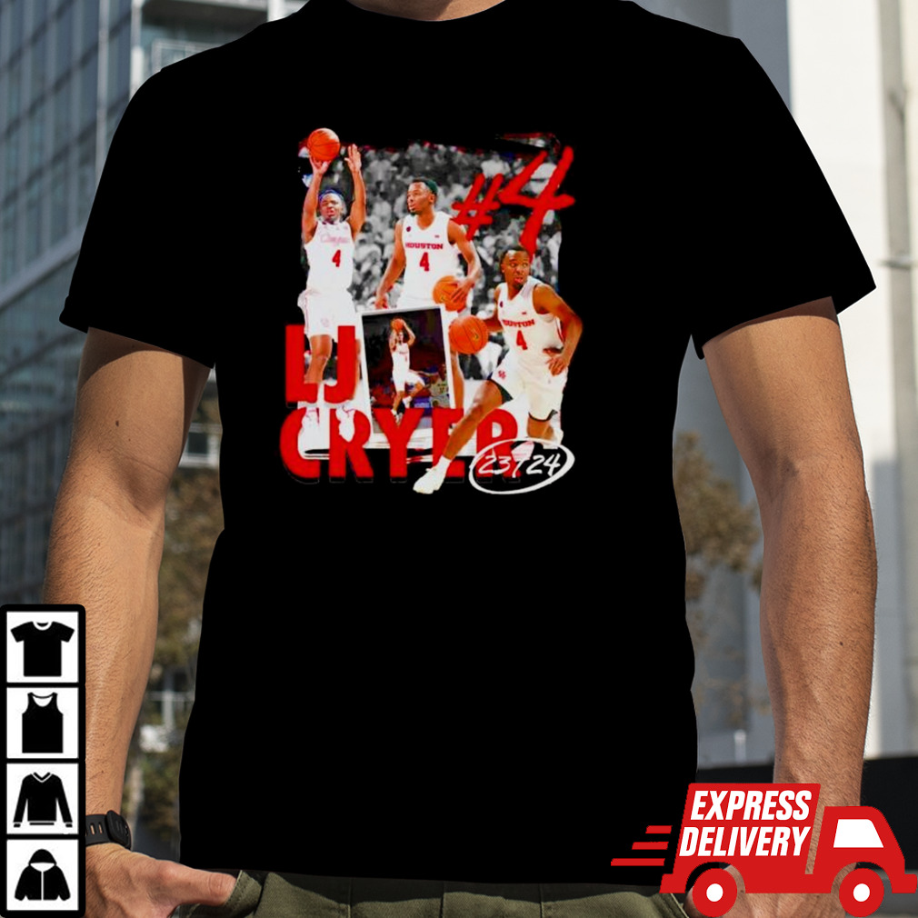 LJ Cryer no 4 Houston Cougars 23 24 shirt