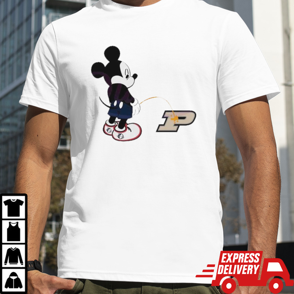 Mickey Uconn Huskies Piss On Purdue Boilermakers Shirt