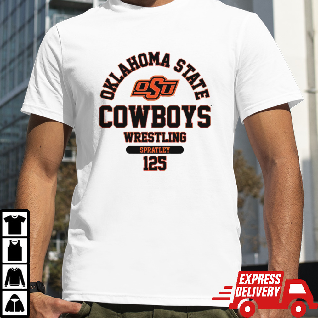 Oklahoma State Cowboys Wrestling Spratley 125 shirt