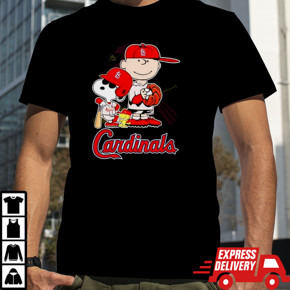 Peanuts Characters St. Louis Cardinals Baseball 2024 Shirt