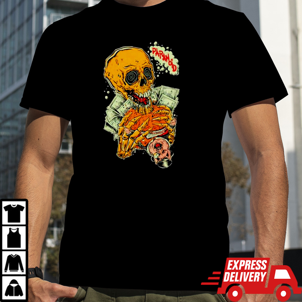 Skeleton eat the rich shirt