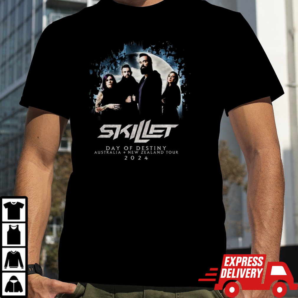 Skillet Day Of Destiny Australia + New Zealand Tour 2024 T-shirt