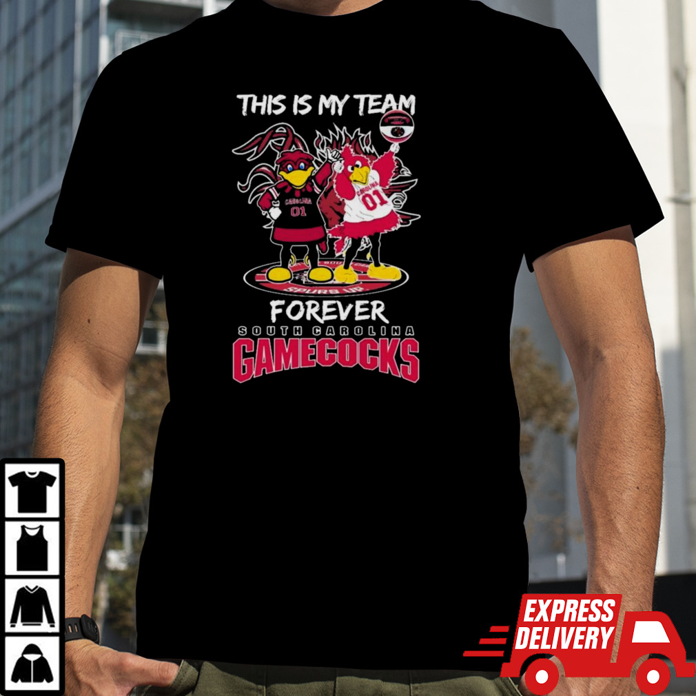 South Carolina Gamecocks This Is My Team Forever 2024 National Champions Shirt