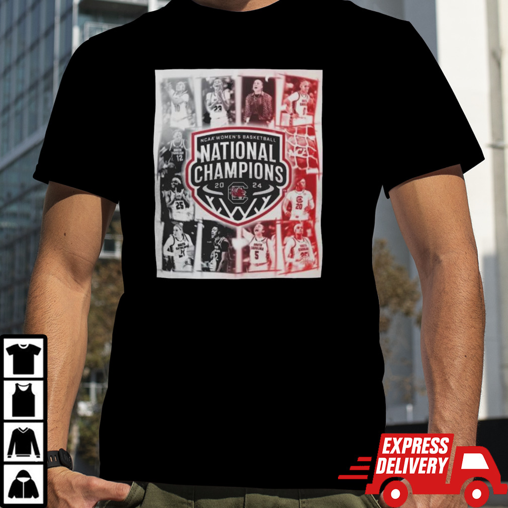 South Carolina Women’s Basketball National Championship 2024 Photo Poster T-shirt