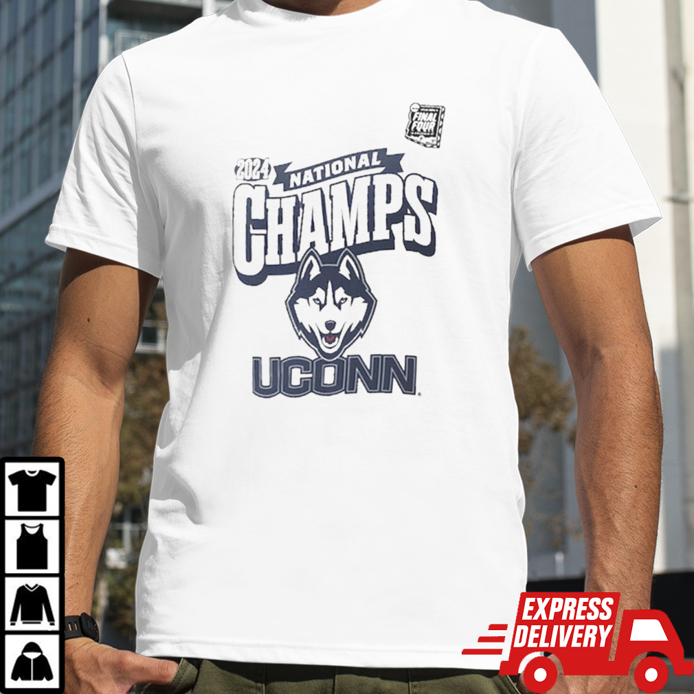 UConn Huskies Nike 2024 NCAA Men’s Basketball National Champions Retro T-shirt