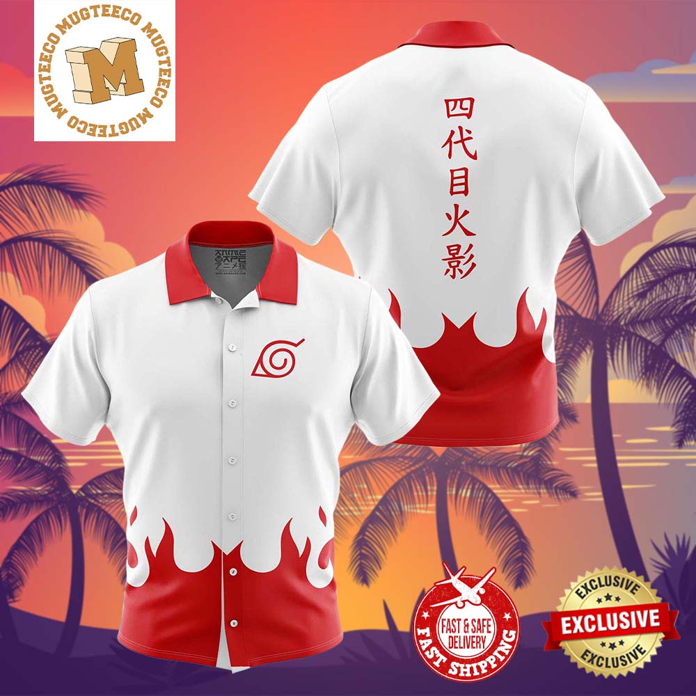 4th Hokage Naruto Summer 2024 Hawaiian Shirt For Family