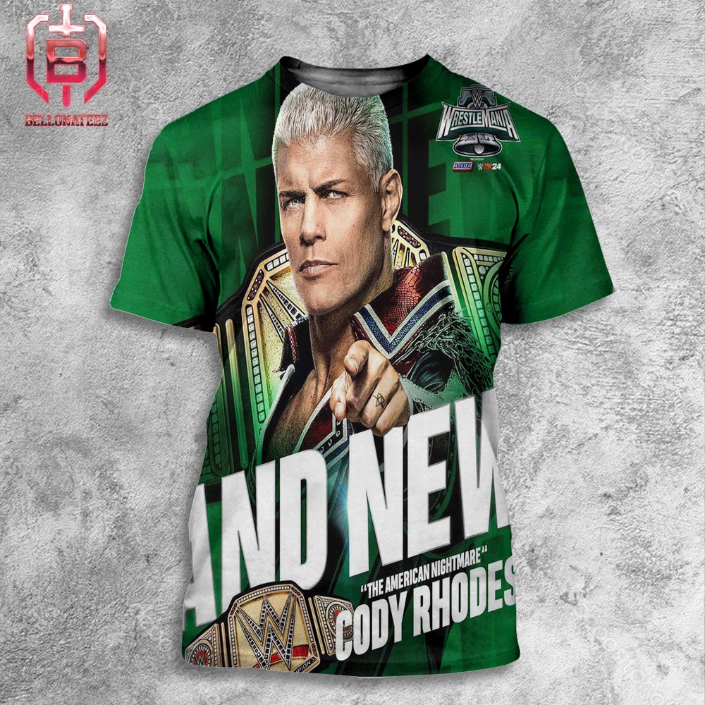 Cody Rhodes Finish The Story And New WWE Universal Champions WrestleMania XL All Over Print Shirts