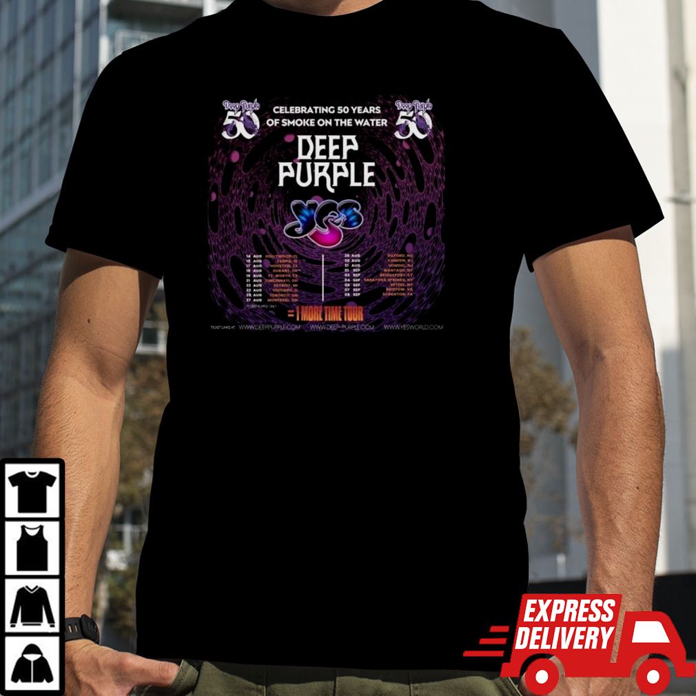 Deep Purple Recruit Yes For North American Tour 2024 Shirt