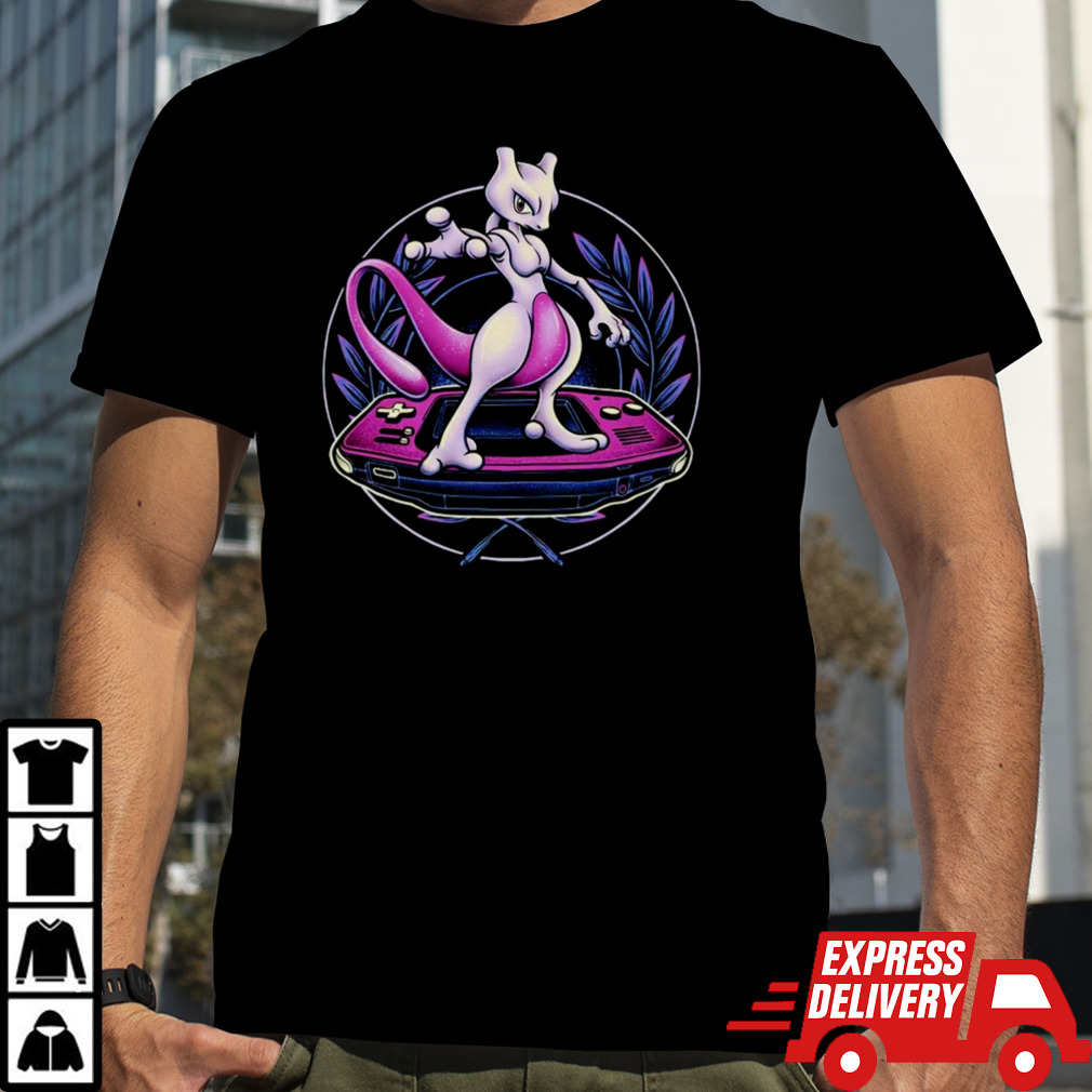 Gamer Mewtwo Pokemon shirt