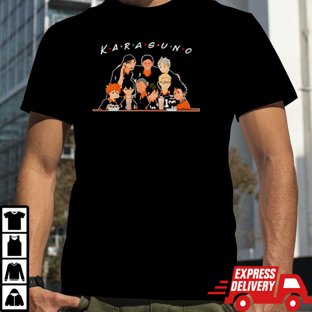 Karasuno team friends style graphic shirt