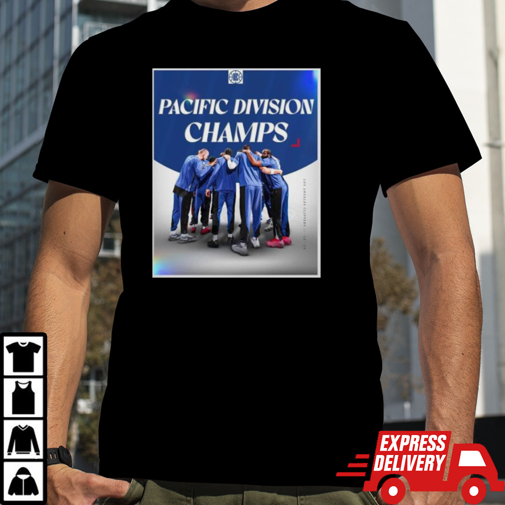 LA Clippers Pacific Division Champions 2024 NBA Playoffs Poster Shirt