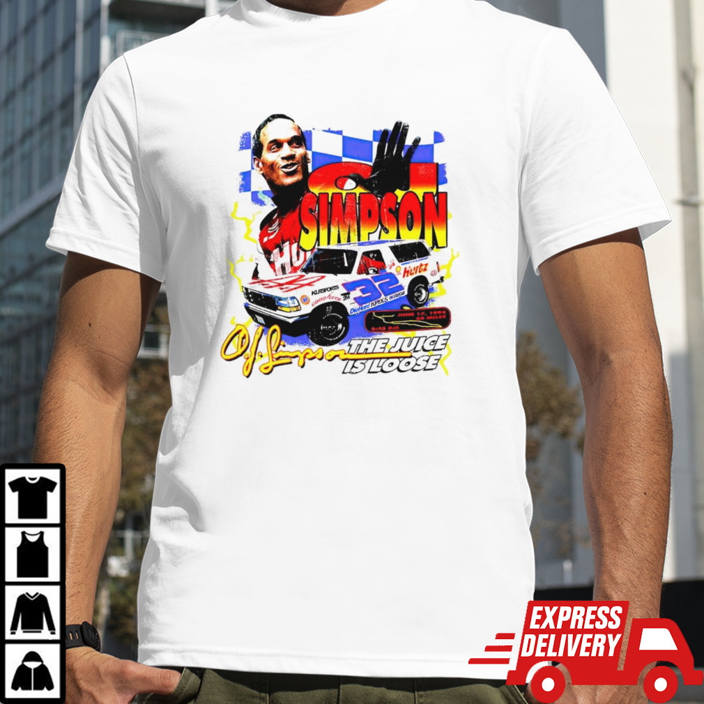 O. J. Simpson the juice is loose shirt