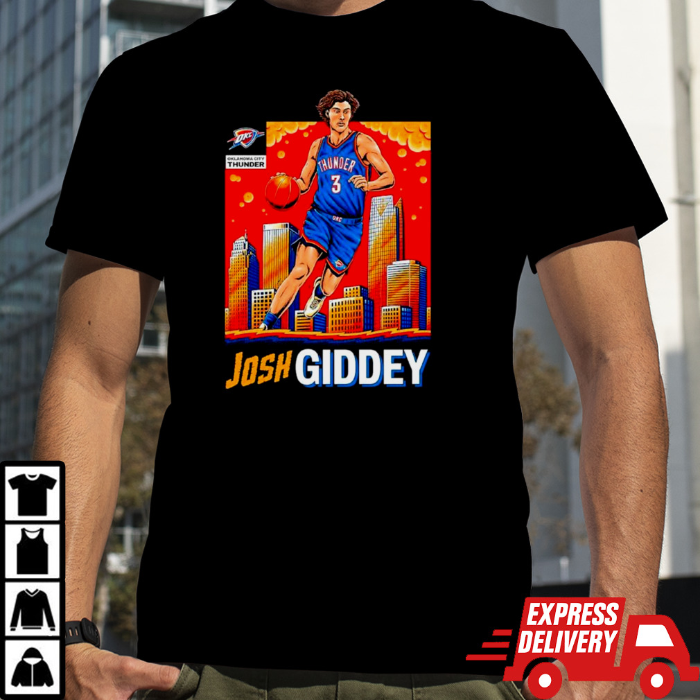 Oklahoma City Thunder Josh Giddey skyline shirt