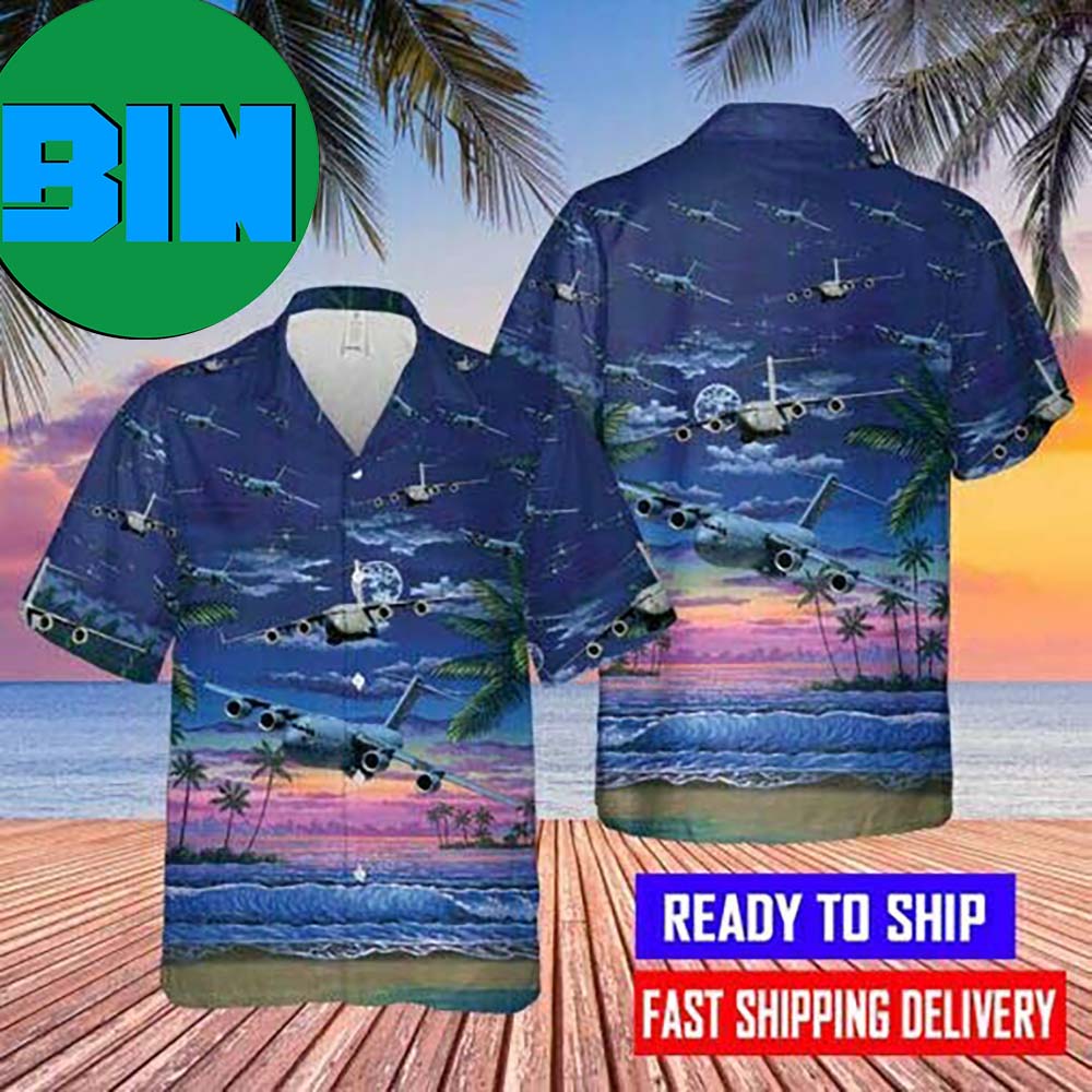 AF10 US Air Force Boeing Globemaster Hawaii Shirt