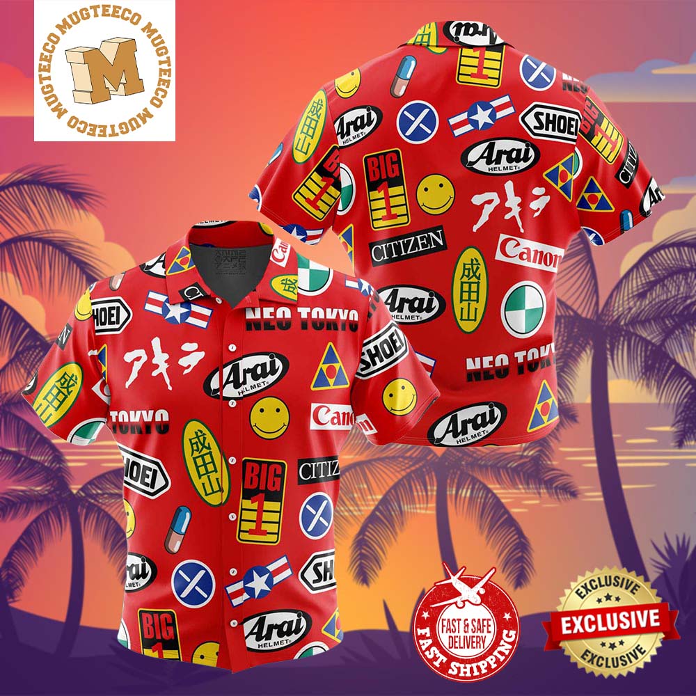 Akira Full Decals Summer 2024 Hawaiian Shirt For Family