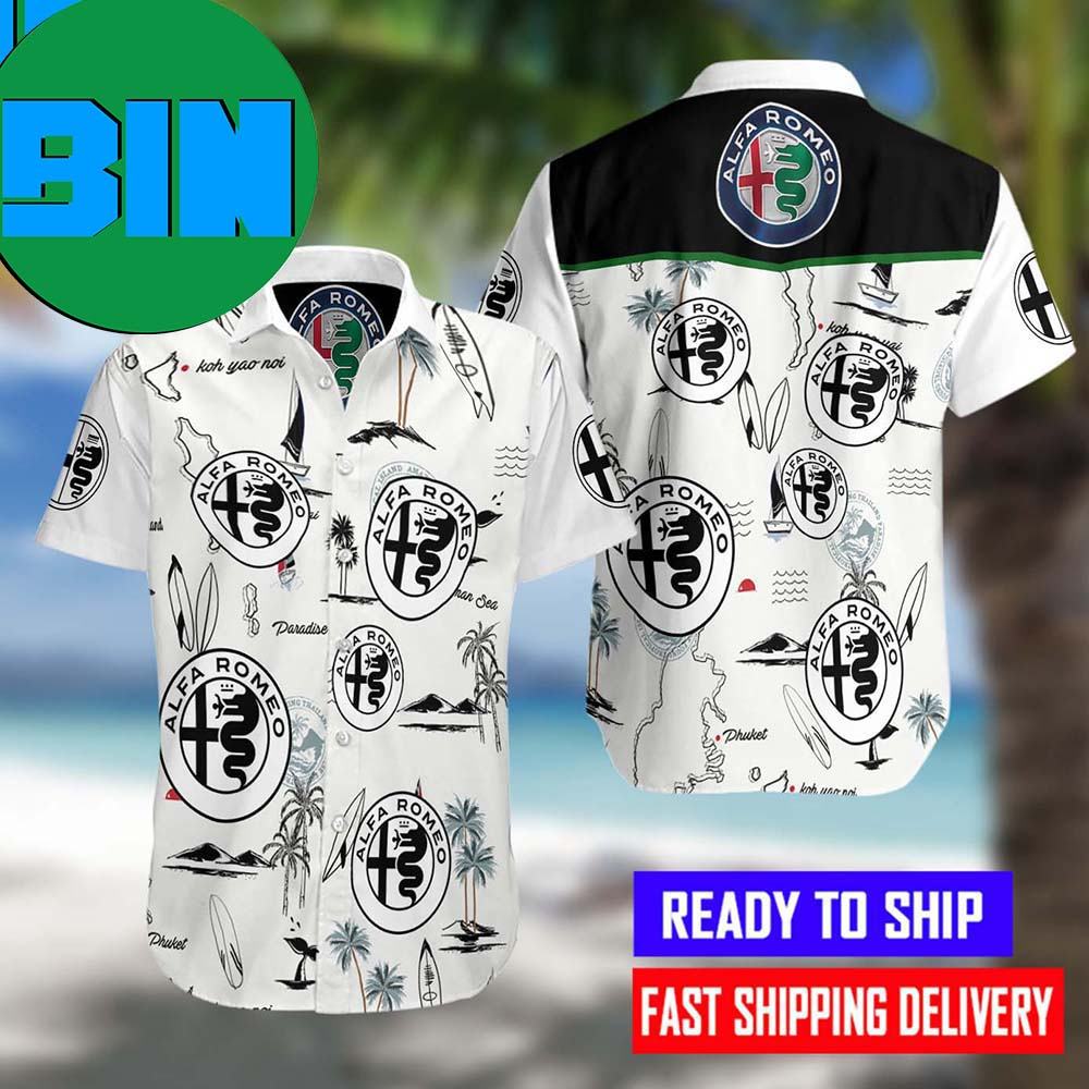 Alfa Romeo F1 Hawaiian Shirt