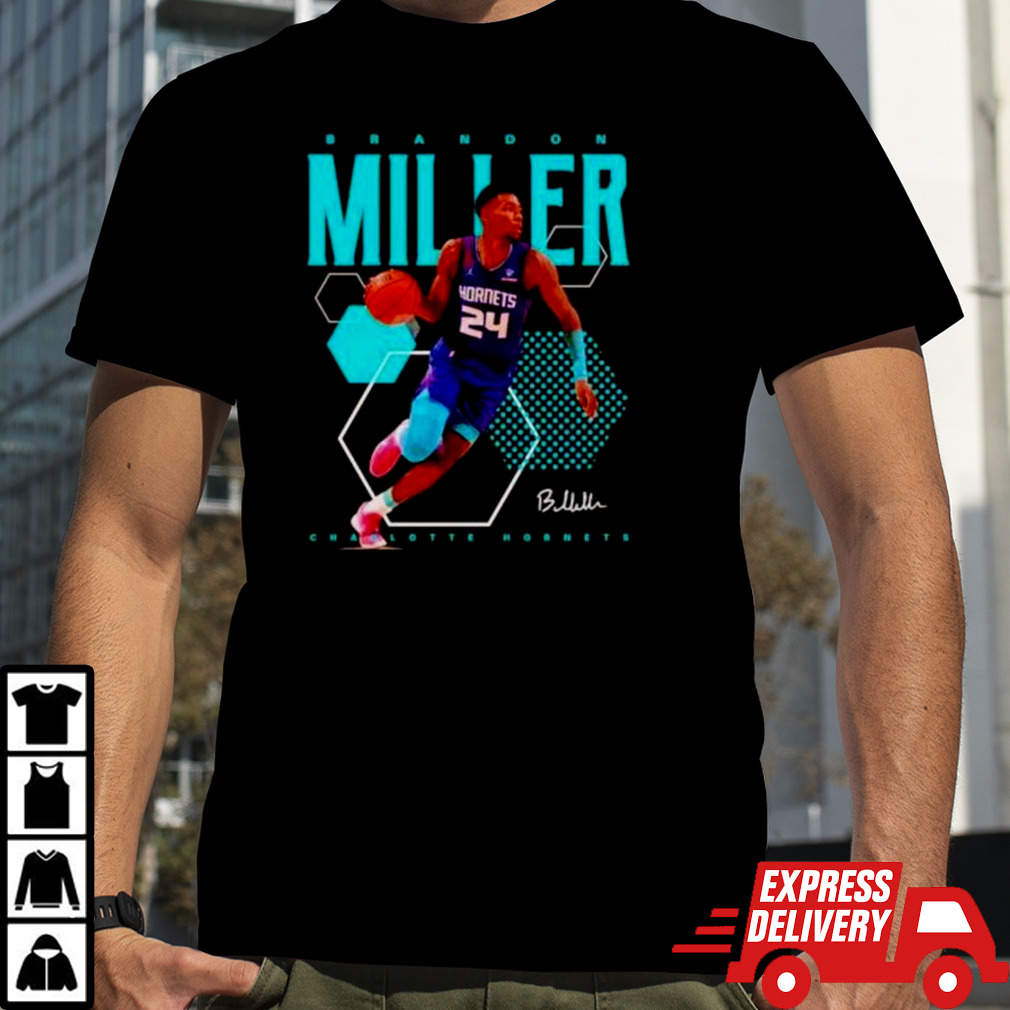 Brandon Miller Charlotte Hornets basketball signature shirt