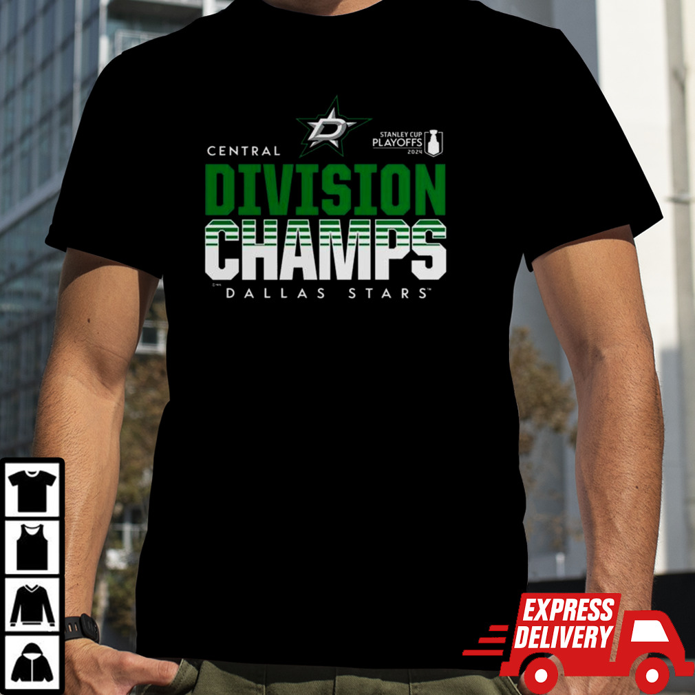 Dallas Stars 2024 Central Division Champions Stanley Cup Playoffs T-shirt