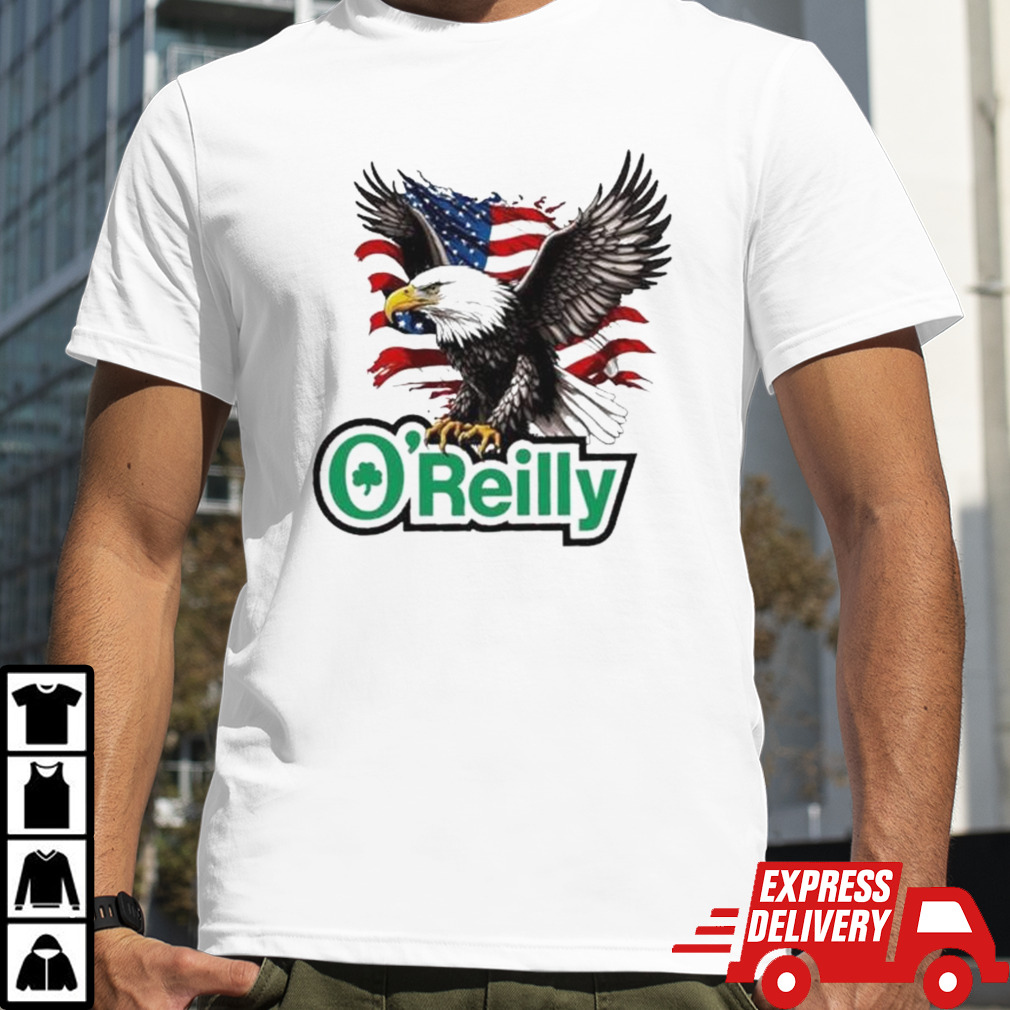 Eagles With O’Reilly American Flag Shirt