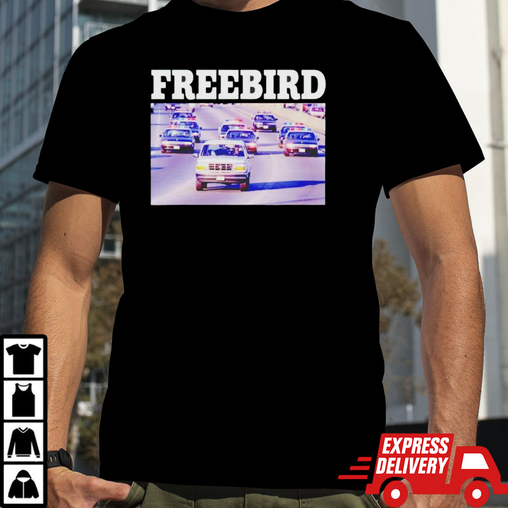 Freebird white Bronco shirt