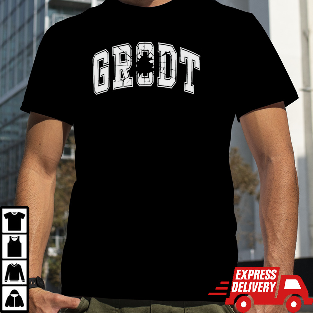 Grodt bullet hole shirt