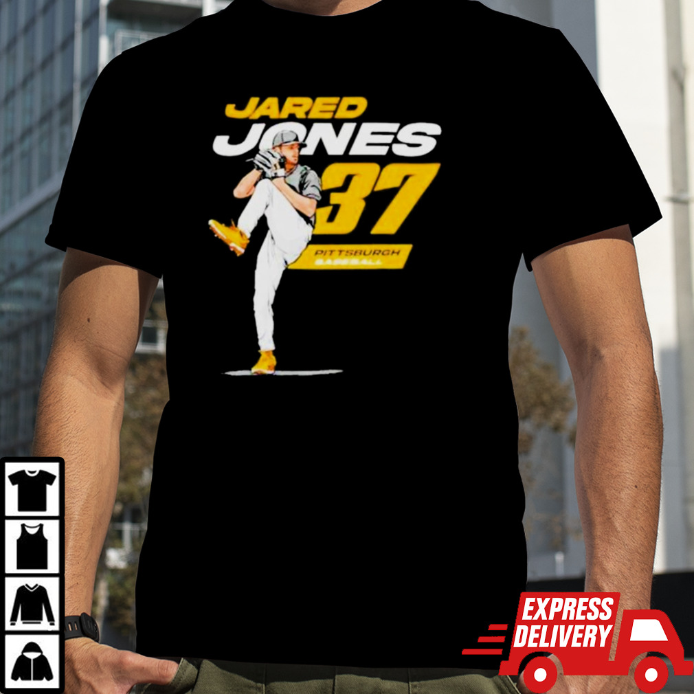 Jared Jones 37 Pittsburgh Pirates Baseball Shirt